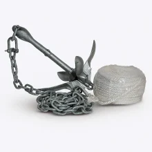 grapnel anchor kit for inflatable boat