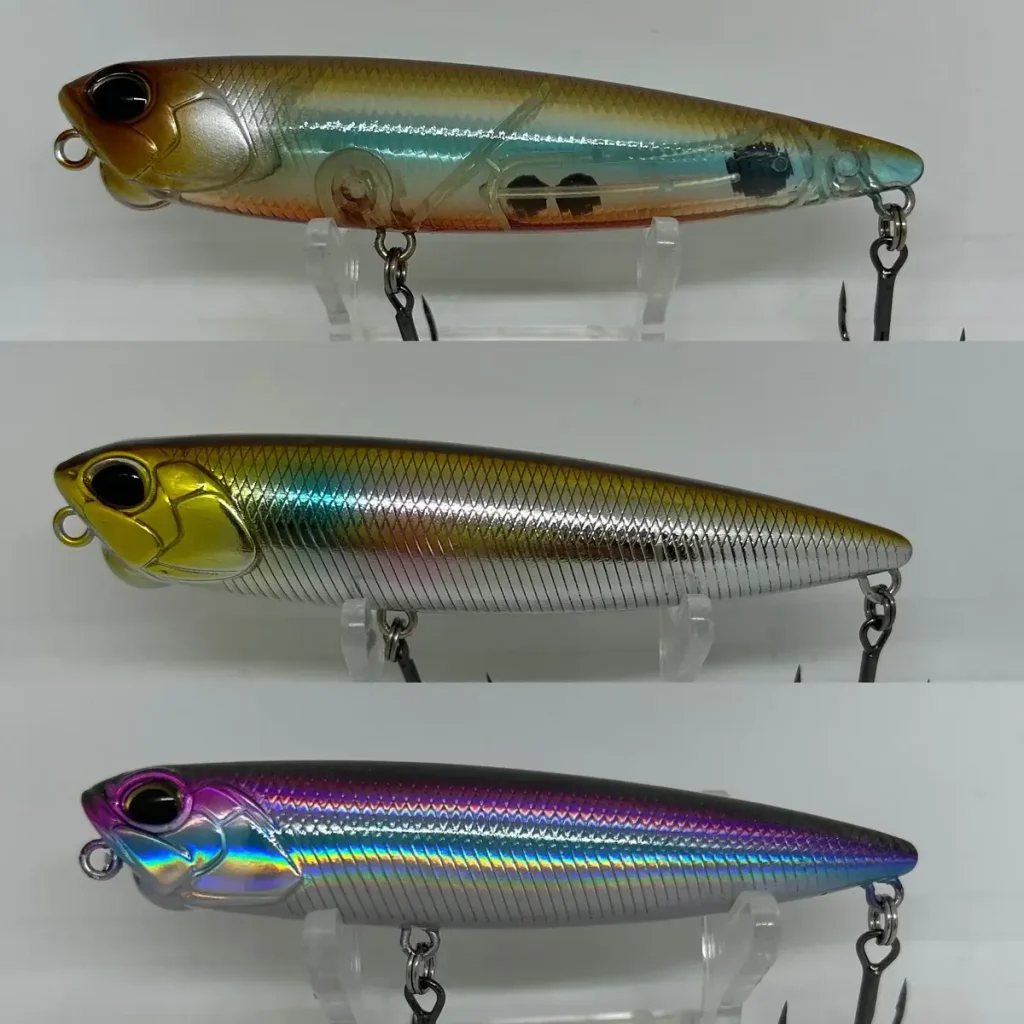 medium small surface pencil bass lures