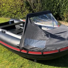 Hydrus Bow canopy. Protects front passenger from the elements while inflatable boating