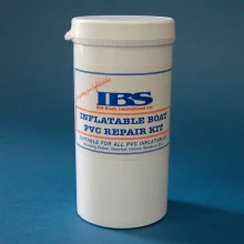 PVC Emergency Repair Kit. For all major repairs needed on a PVC inflatable boat